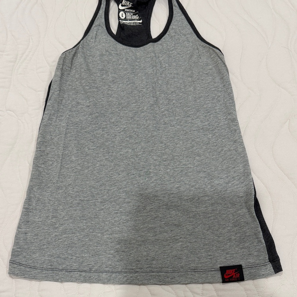 Nike Women's Heather Gray Tank Top